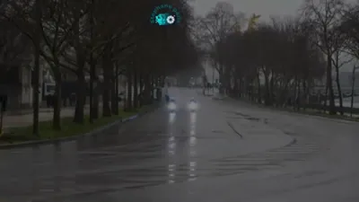 The Impressive Motorcade of the New U.S. Vice President J.D. Vance in Paris