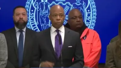 WATCH: Mayor Eric Adams Abruptly Ends Press Conference as Questions Turn to Trump and Congestion Pricing