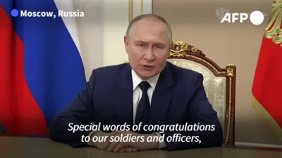 Putin Declares Russian Troops in Ukraine Defend 'National Interests' as War Nears Third Anniversary