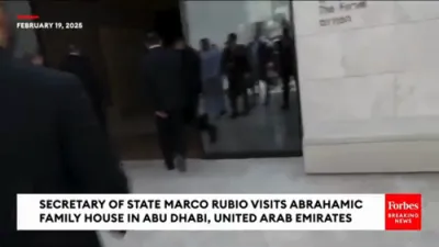 Watch Secretary of State Marco Rubio visits the Abrahamic Family House in Abu Dhabi, United Arab Emirates.