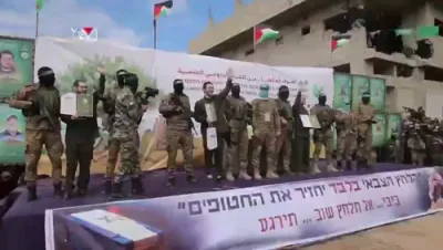Hamas Forces Hostages to Witness Fellow Captives' Release in Psychological Warfare Tactic