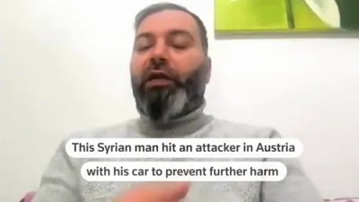 This Syrian man stopped an attacker in Austria with his car