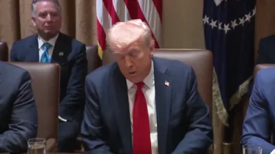 Trump Highlights Big Drop in Border Crossings and Energy Wins
