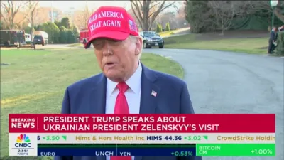 Trump: Zelenskyy 'Overplayed His Hand,' US Focused on Peace in Ukraine