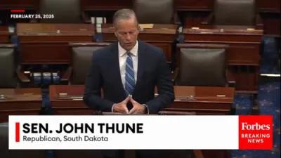 Thune Supports Trump's Trade Nominee, Criticizes Farm Trade Deficit