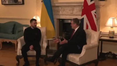 Ukraine's Zelensky meets with Starmer at Downing Street&nbsp;