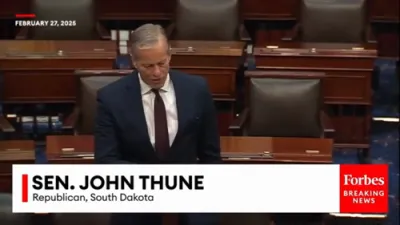 Senator and Republican John Thune Slams Biden Regulations, Warns of 'Unreliable' Energy Supply'