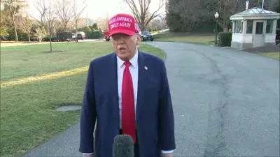WATCH IN FULL: President Donald J. Trump speaks to the press on the South Lawn of the White House