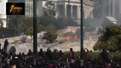 Protesters and police clash in Athens on deadly train crash anniversary