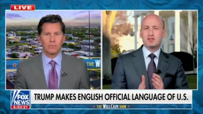 Stephen Miller: Trump's Push for English as Official Language Promotes National Identity