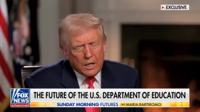Trump Pushes for State Control Over Schools