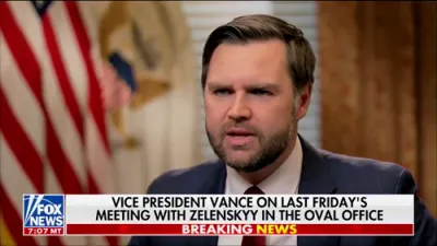 VP JD Vance Slams Zelenskyy for 'Lack of Respect,' Unwillingness to Engage in Peace Process
