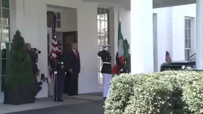 President Trump Welcomes Irish Taoiseach Miche&aacute;l Martin to the White House