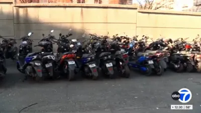 NYPD Cracks Down on Illegally Parked Mopeds and Bikes in Major Cleanup Effort