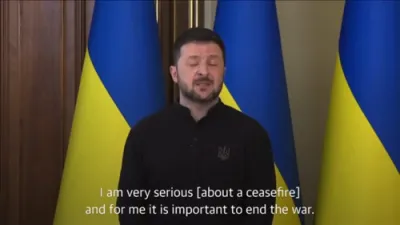 Zelenskyy says he is 'ready for a 30-day ceasefire' as proposed by the US