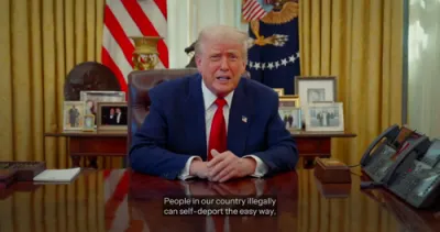 President Trump Warns Illegal Immigrants and urges to Download CBP App or Face Deportation. 