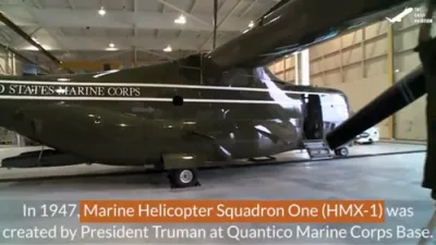 Massive US V-22 Ospreys Land During Trump's Aircraft Carrier Visit