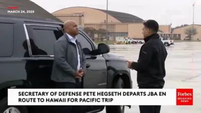 Defense Secretary Pete Hegseth Heads to Hawaii for Pacific Trip