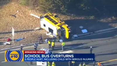5 Seriously Injured, Including Child, in NJ School Bus Crash