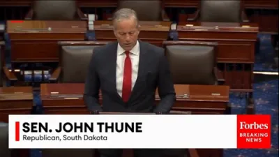 Thune Bemoans 'Double Dose Of Democrat Hypocrisy' On Government Shutdown