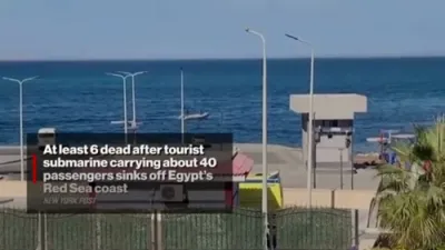 Tourist Submarine Sinks Off Egypt's Red Sea &ndash; At Least 6 Dead, Dozens Feared Trapped