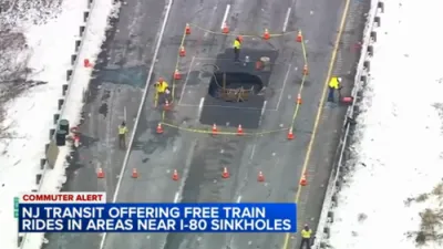 New Jersey Transit Rolls Out Discounts For New York City Commuters as Sinkholes are Under Repair