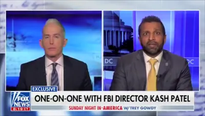 FBI Director Kash: 'We're Just Warming Up' &ndash; 3 Most Wanted Criminals Caught in Weeks