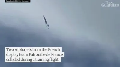 Three Pilots Injured as Air Show Jets Collide Mid-Flight in France 