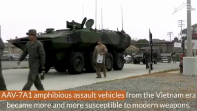 US Marines Put New Massive Amphibious Combat Vehicles to the Test