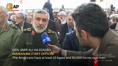 Iranian Commander Threatens US Bases After Trump Warns Regime