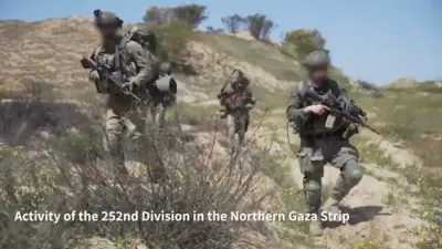 IDF's 252nd Division Battles Hamas in Gaza