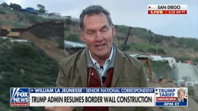Border Wall Rises Again in California