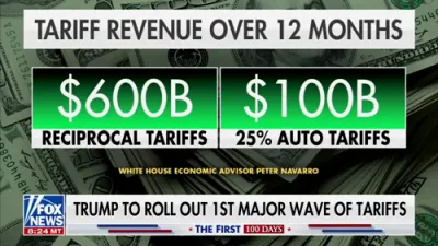 The Trump tariffs will bring in $600 billion in the first year to the Treasury General Fund