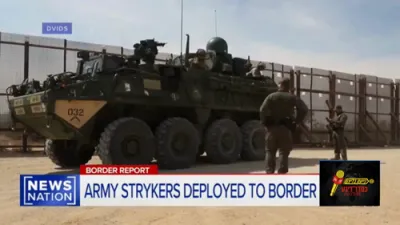 9-Ton Army Strykers Deploy to Southern Border