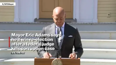 Mayor Eric Adams says he'll win re-election after a federal judge kills corruption case