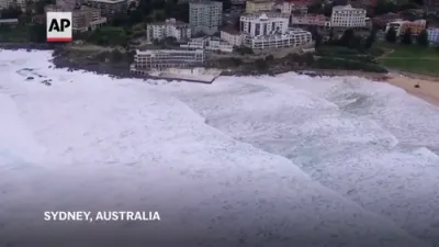Monster Waves Wreak Havoc at Sydney's Bondi Beach