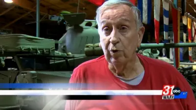 Historic Tank Rolls Into Veterans Museum