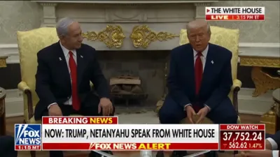 Full 50-minute Press Interview of President Trump and PM Netanyahu at the White House and Answers Questions from the Press.