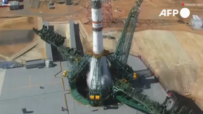 Soyuz MS-27 Blasts Off to ISS with Historic 2 Russians and 1 American Crew
