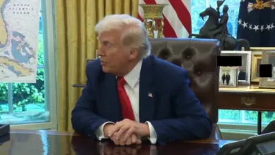 Trump Teases Big Win for Michigan as Governor Whitmer Joins Air Base Talks.
