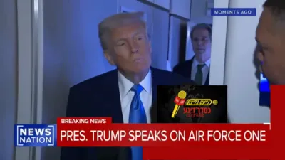 WATCH IN FULL: President Trump speaks to reporters aboard Air Force One