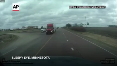 Shocking Video Shows Freight Train Obliterating Grain Trunk in Minnesota