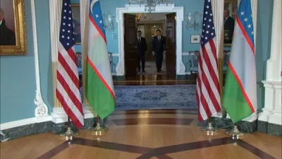 US Secretary of State Rubio meets with Uzbek counterpart Saidov