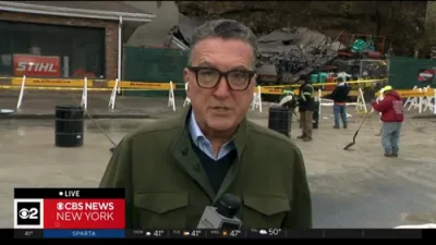 Yonkers Rock Slide Sends Boulder Crashing into Building