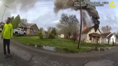 First Responders Race to Save Firefighter After Devastating House Explosion in. Illinois