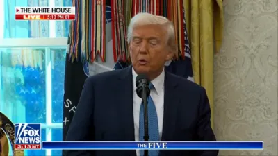 President Trump Praises Tariff Wins and Booming Economy in Oval Office Q&A.