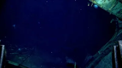 Car Discovered Inside Sunken WWII Aircraft Carrier.