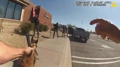 Driver Crashes Truck into Police Station.