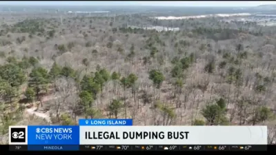 Two Charged for Illegal Dumping in Long Island's Protected Pine Barrens.