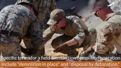 Watch How the US Army Demonstrates a Field Ammo Demolition Drill.